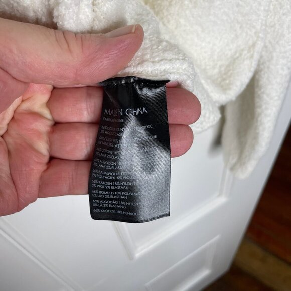 Club Monaco Cream Boucle Sweater Size XS - Picture 4 of 5